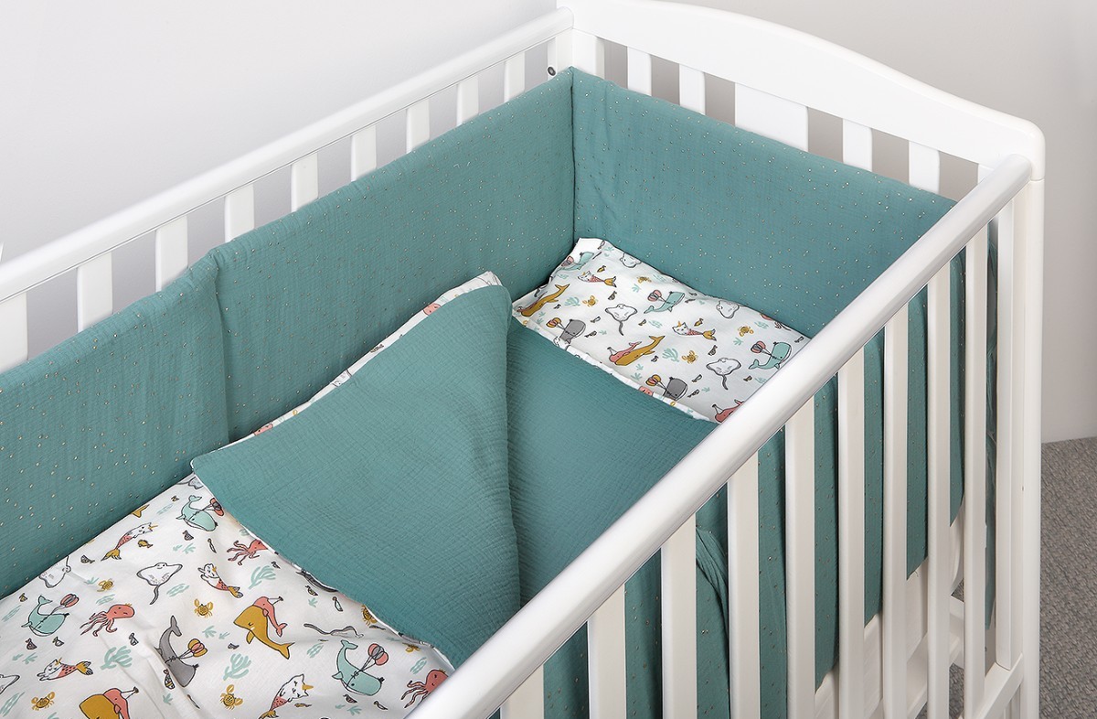  YappyOcean Eucalyptus  Bettwäsche-Set 100x130 / 38x55 cm