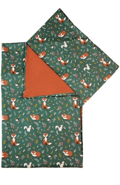 YappyFox Rustic, GOTS gultas veļa 100x130 / 38x55 cm